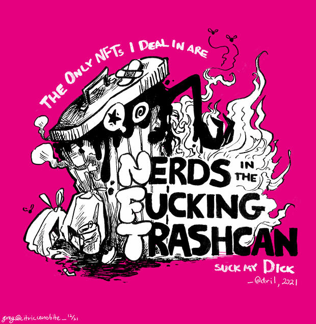 Nerds in the Trashcan - Personal work, December 2021.