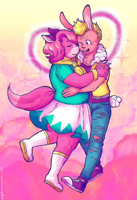 Commission - Melody and Allison. June 2022.